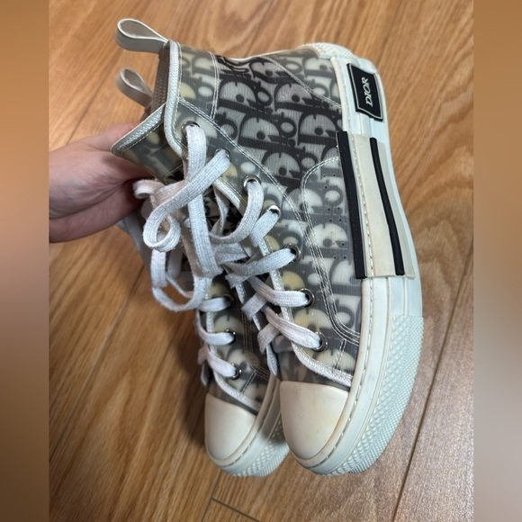 Dior oblique high top sneakers - Picture 2 of 4